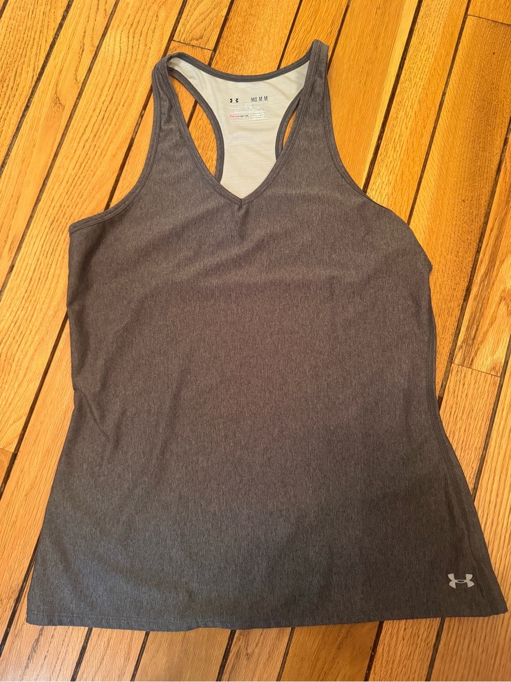 Under Armour Dark Gray Racerback Performance Tank